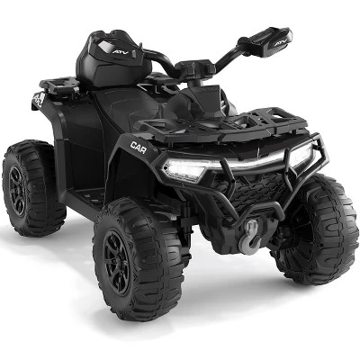 12V Kids Ride On ATV Car With Remote Control, Dual 35w Motors, 4-Wheel Suspension, LED Lights, Music, Off-Road 4 Wheeler For Boys Girls 8 12V Kids Ride On ATV Car With Remote Control, Dual 35w Motors, 4-Wheel Suspension, LED Lights, Music, Off-Road 4 Wheeler For Boys Girls - Image 8
