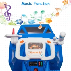 Ride On Car, Electric Car For Kids, LED Flash Lights, Radar Rocket Sound & Music Player With USB Port, For Boys And Girls 12 Ride On Car, Electric Car For Kids, LED Flash Lights, Radar Rocket Sound & Music Player With USB Port, For Boys And Girls -Living Aura Store GUEST d2a74932 202c 4ed6 a808 ad59e6424412