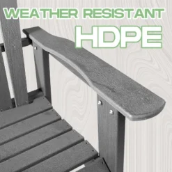 Folding Adirondack Chair - Oversized HDPE, Weather Resistant, Outdoor Fire Pit Chair, Suitable For Patio, Porch, Deck, Garden 10 Folding Adirondack Chair - Oversized HDPE, Weather Resistant, Outdoor Fire Pit Chair, Suitable For Patio, Porch, Deck, Garden -Living Aura Store GUEST d925441a f445 4d23 b8e8 c3307c311918