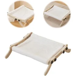 Cat Window Perch, Cat Window Hammock, Providing All-Around Sunbath Space Saving, Easy To Adjust Cat Bed For Windowsill, Bedside -Living Aura Store GUEST dc0e7826 e040 4d9f 8f05 30caabd2d6ea