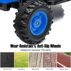 Kids Ride On Tractor Car, 12V Battery Powered Electric Tractor With Remote Control, Bluetooth, Music, USB, LED Lights, Audio, Safety Belt 16 Kids Ride On Tractor Car, 12V Battery Powered Electric Tractor With Remote Control, Bluetooth, Music, USB, LED Lights, Audio, Safety Belt -Living Aura Store GUEST df90cd05 910b 4dd2 9177 8cf48114b5e7