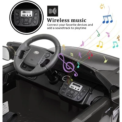 Licensed Land Rover Ride On Car, 12V 4.5MPH Ride On Toys For Toddler 3-8, Kids Electric Car With Parent Remote Control, Music Player, MP3, LED Lights 4 Licensed Land Rover Ride On Car, 12V 4.5MPH Ride On Toys For Toddler 3-8, Kids Electric Car With Parent Remote Control, Music Player, MP3, LED Lights - Image 4