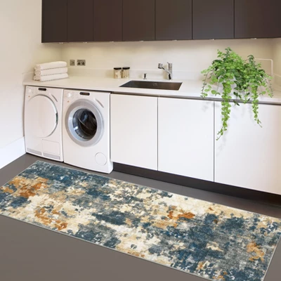 Modern Abstract Large Living Room Bedroom Area Rugs, Soft Non Slip Contemporary Throw Carpet For Dining Room 4 Modern Abstract Large Living Room Bedroom Area Rugs, Soft Non Slip Contemporary Throw Carpet For Dining Room - Image 4