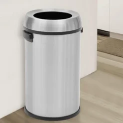 65 L Open Top Trash Can, Commercial Grade Heavy Duty Stainless Steel Garbage Can Large Waste Bins -Living Aura Store GUEST f306b28a 7a18 4f89 8952 a107c7d6870d
