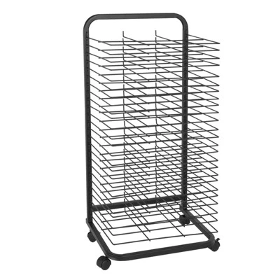 Art Drying Rack, 16 Removable Shelves Art Storage, Paint Drying Rack For Art Supplies, Painting Stand, Art Storage Rack With Lockable Wheels 8 Art Drying Rack, 16 Removable Shelves Art Storage, Paint Drying Rack For Art Supplies, Painting Stand, Art Storage Rack With Lockable Wheels - Image 8