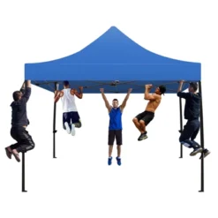 Commercial Canopy Tent 10x10 Pop Up Canopy Tent Heavy Duty 500D Waterproof With Roller Bag, 4 Sandbags For Outdoor Camping Stall Party Event -Living Aura Store GUEST f47e8c37 1d94 41e7 9613 13622c7d0a01
