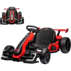24V Electric Go Kart For Kids, With 2 * 150W Motors, Adjustable Seat, 8mph Speed, Led Lights, For Children Ages 6-15 19 24V Electric Go Kart For Kids, With 2 * 150W Motors, Adjustable Seat, 8mph Speed, Led Lights, For Children Ages 6-15 -Living Aura Store GUEST f55f225e cb24 4500 9948 7b0cc4afb555