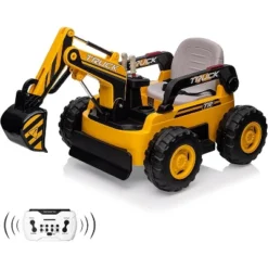 12V Kids Ride On Excavator Digger Car With Remote Control & Electric Digging Arm With 10Ah Large Battery, 4x75W Driving Motors 17 12V Kids Ride On Excavator Digger Car With Remote Control & Electric Digging Arm With 10Ah Large Battery, 4x75W Driving Motors -Living Aura Store GUEST f979a14d e169 4ae2 b672 eb83ad38b46e