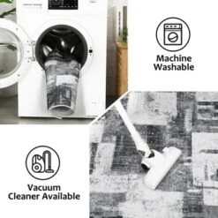 Washable Modern Abstract Living Room Bedroom Area Rugs, Geometric Print Large Throw Carpet For Dining Room 14 Washable Modern Abstract Living Room Bedroom Area Rugs, Geometric Print Large Throw Carpet For Dining Room -Living Aura Store GUEST fed8f9db 8208 4904 b7bf 51afc00b7b6b