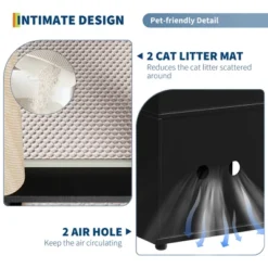 2 Tiered Cat Litter Box Enclosure For 2 Boxes 13 2 Tiered Cat Litter Box Enclosure For 2 Boxes -Living Aura Store GUEST ffcfd8e1 f744 41fc b479 79efa49eb948